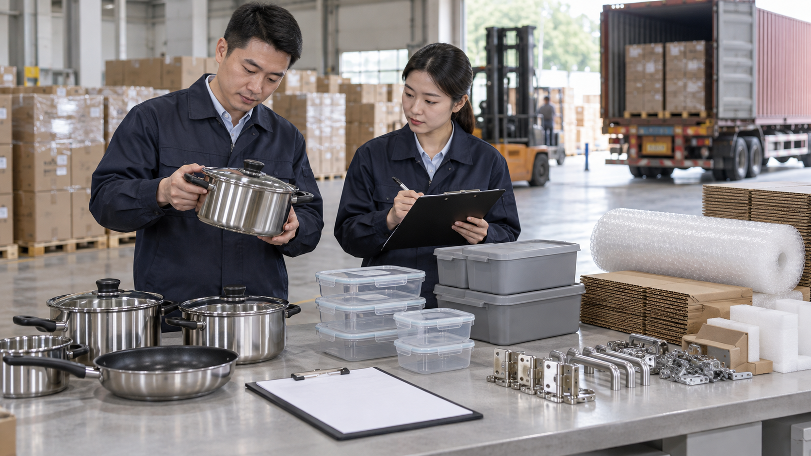 Final hardline goods packing and shipment approval