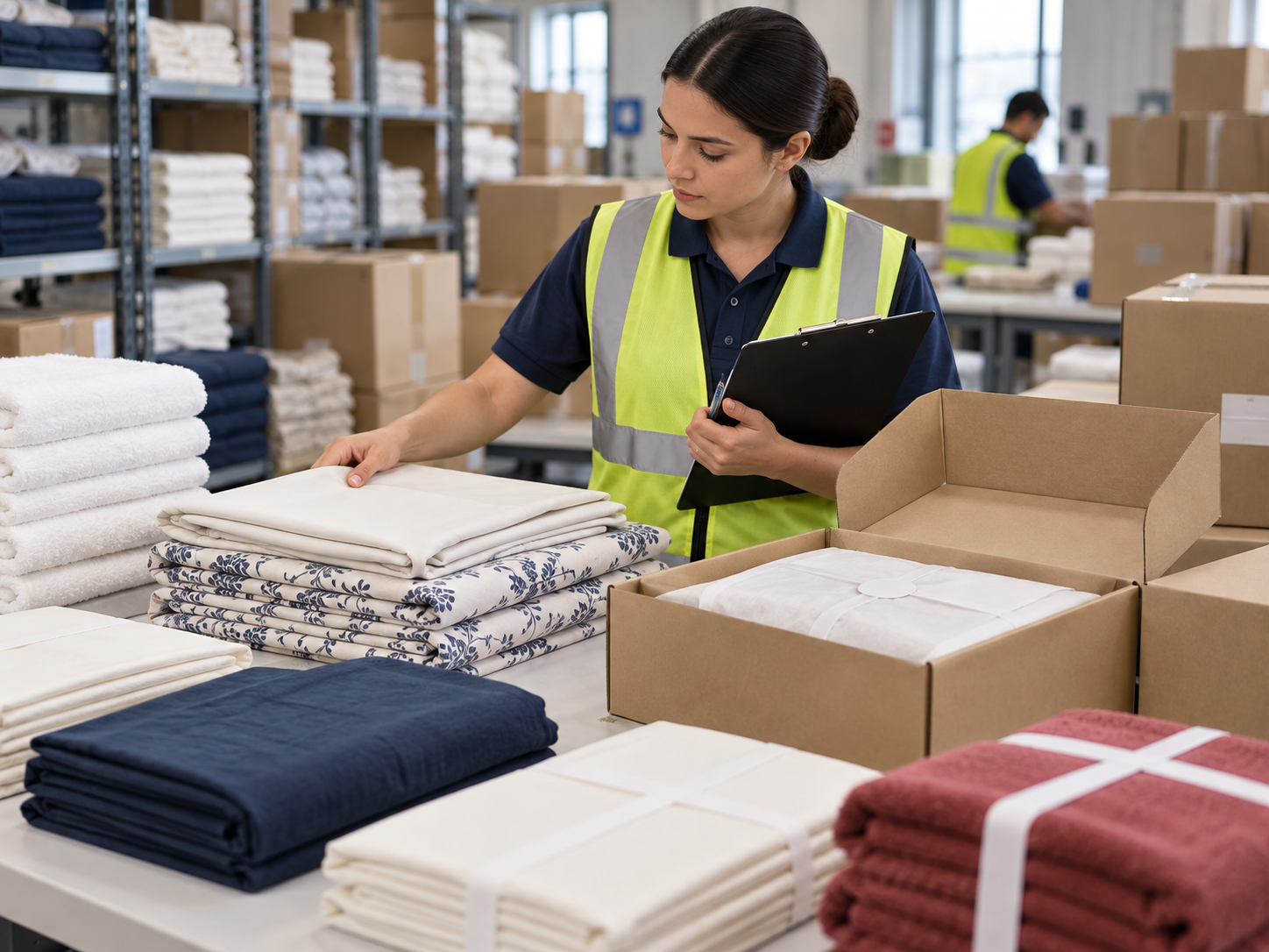Home textile packing and presentation review