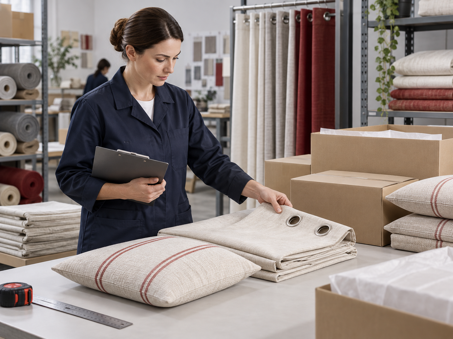 Curtain and home-textile packing quality review