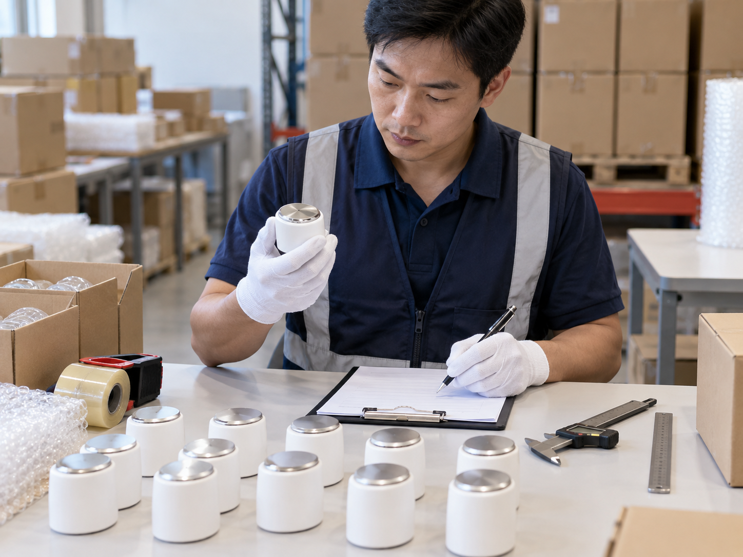 Random sample quality inspection before shipment