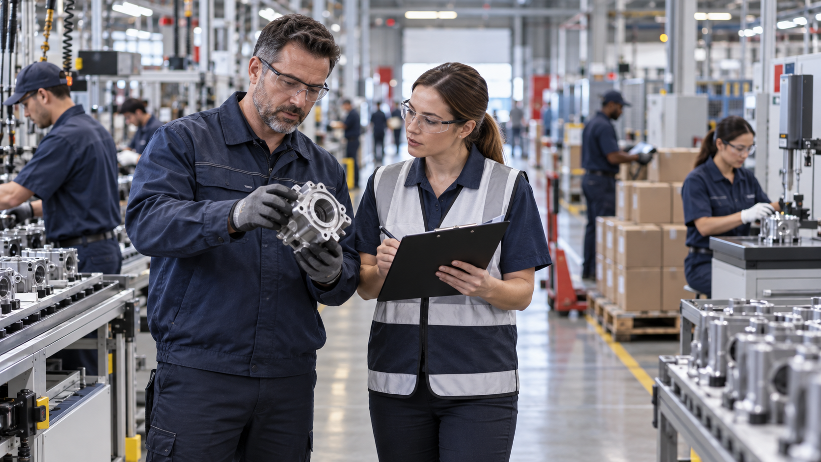 Production-monitoring corrective action and follow-up review