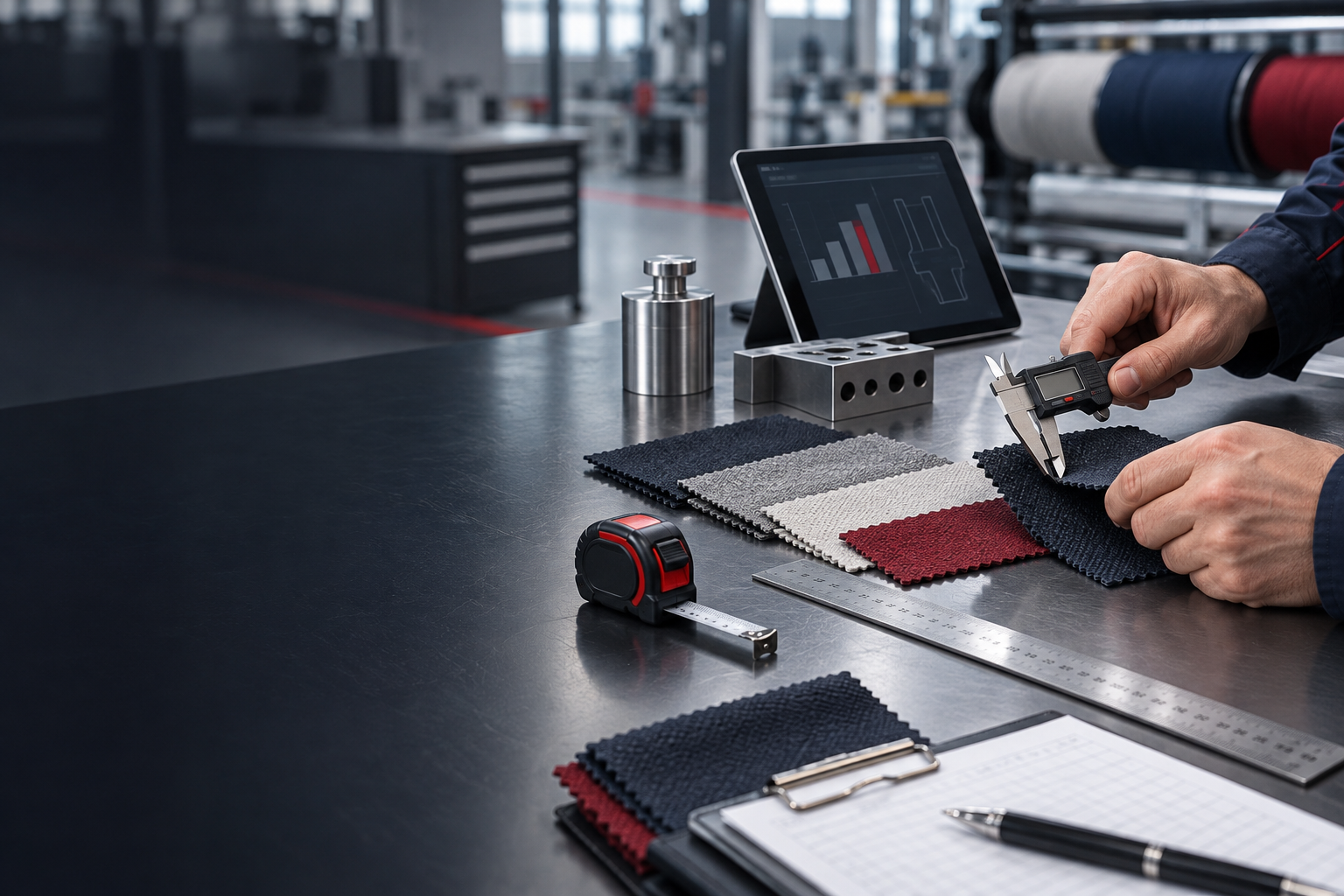 Precision measurement tools used for technical unit conversion